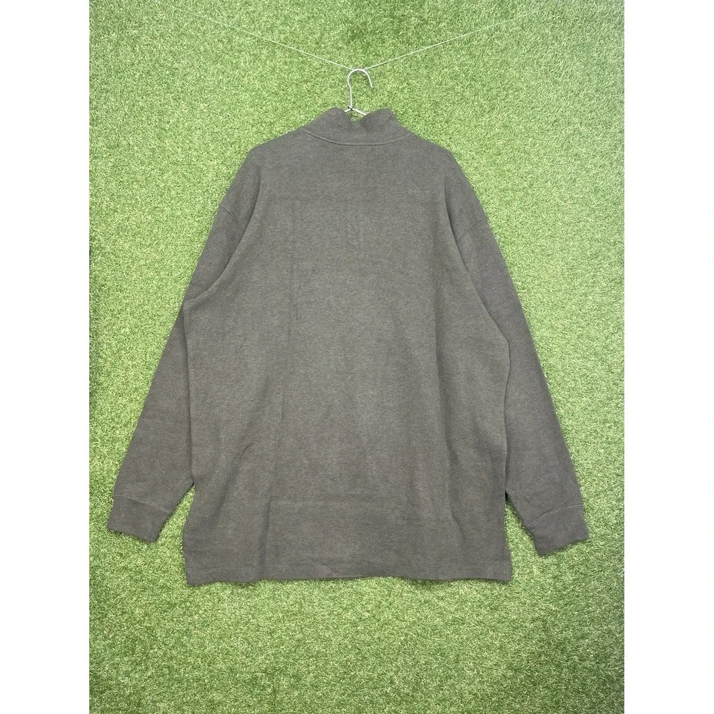 Polo Ralph Lauren Sweater Mens Pullover 1/4 Zip Quarter Green Pony Size 3XL Tall
